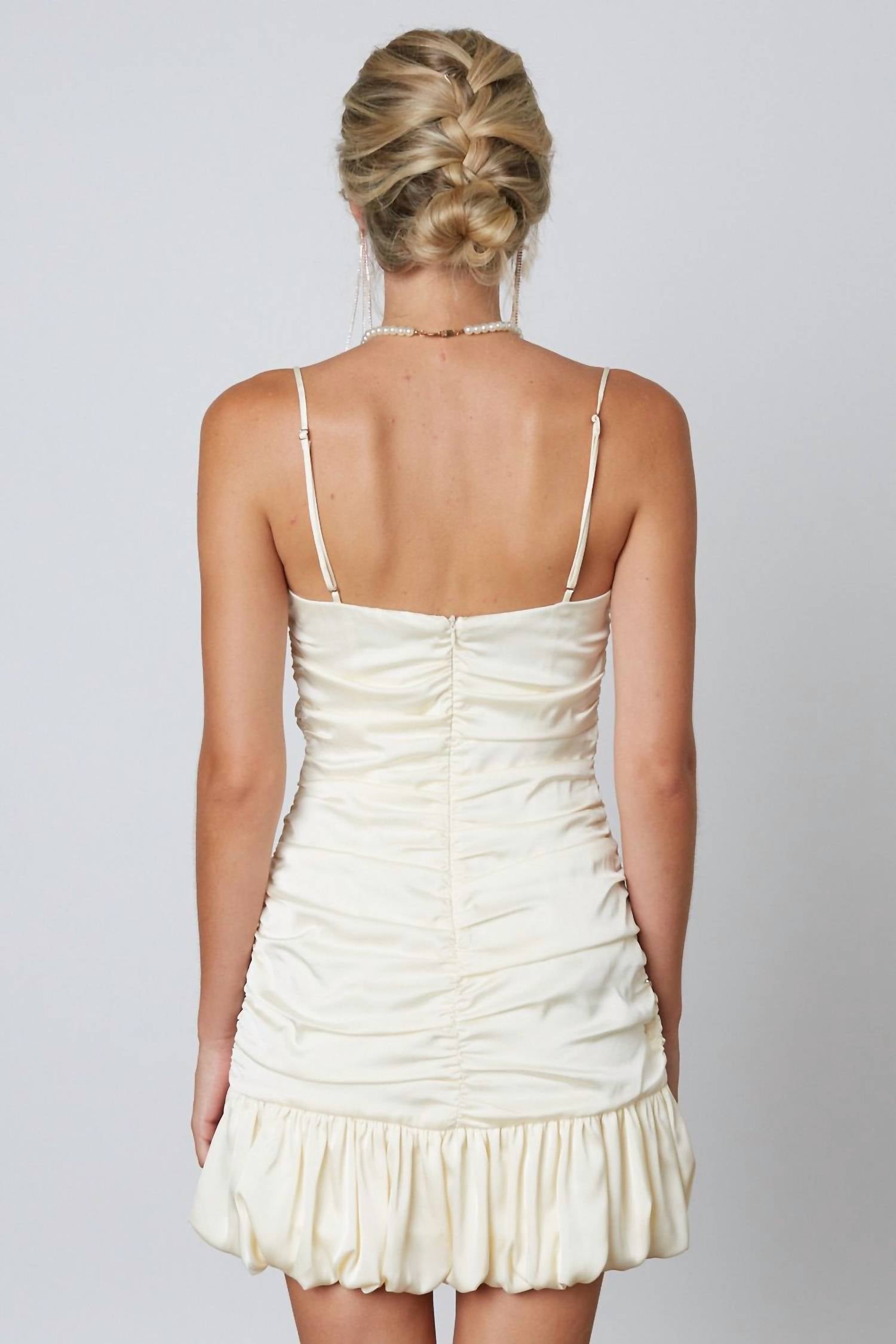 Cla - Ruched Mini Dress