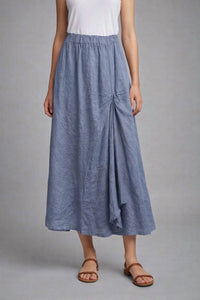 Tempo Paris - Ruch Linen Skirt