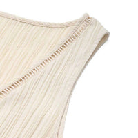 Lovesoft - Textured Sleeveless Midi Dress