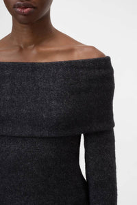 Closed - Wide Collar Long Sleeve Knit Sweater Top