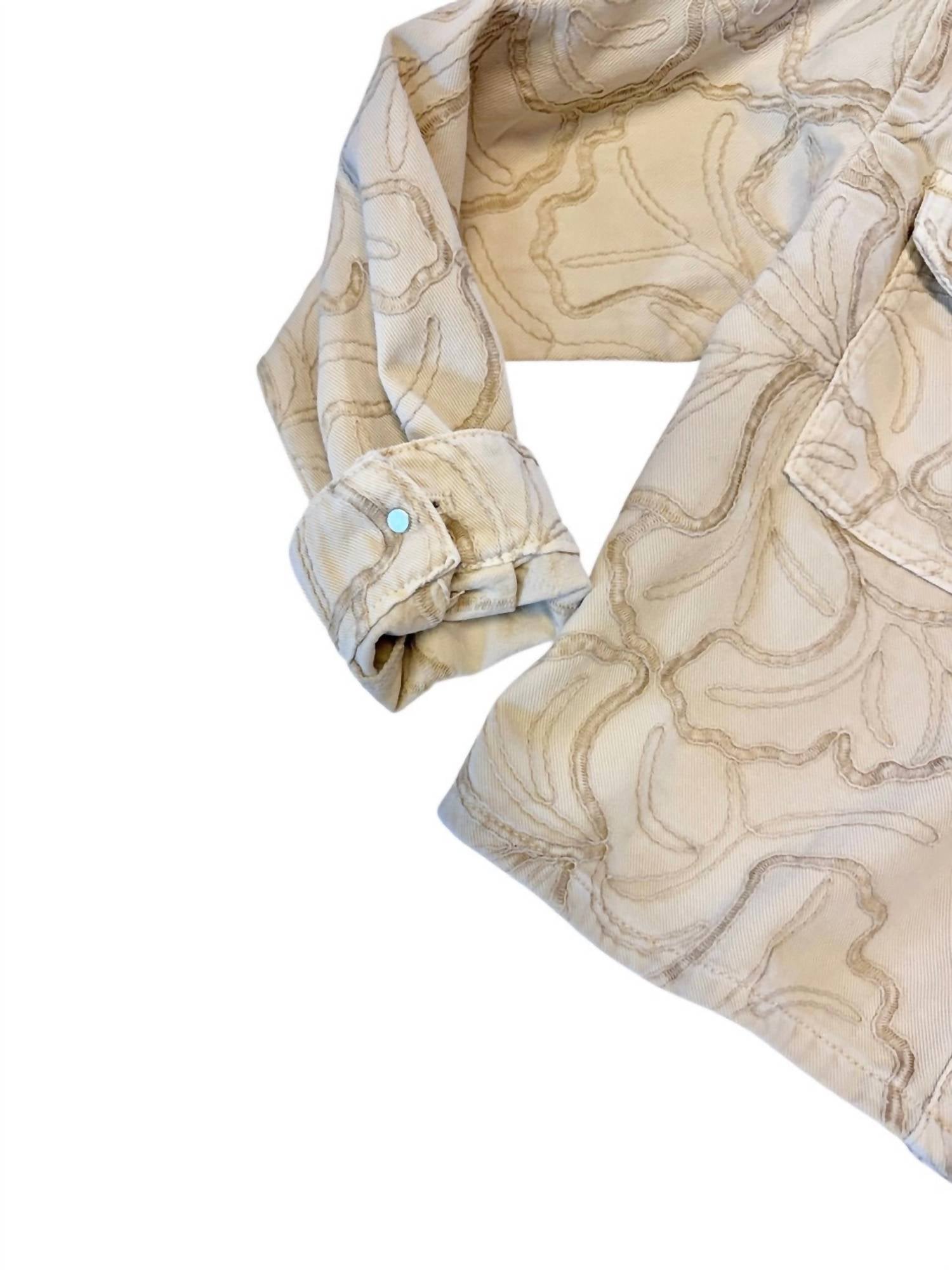Esqualo - 3d Embroidered Jacket