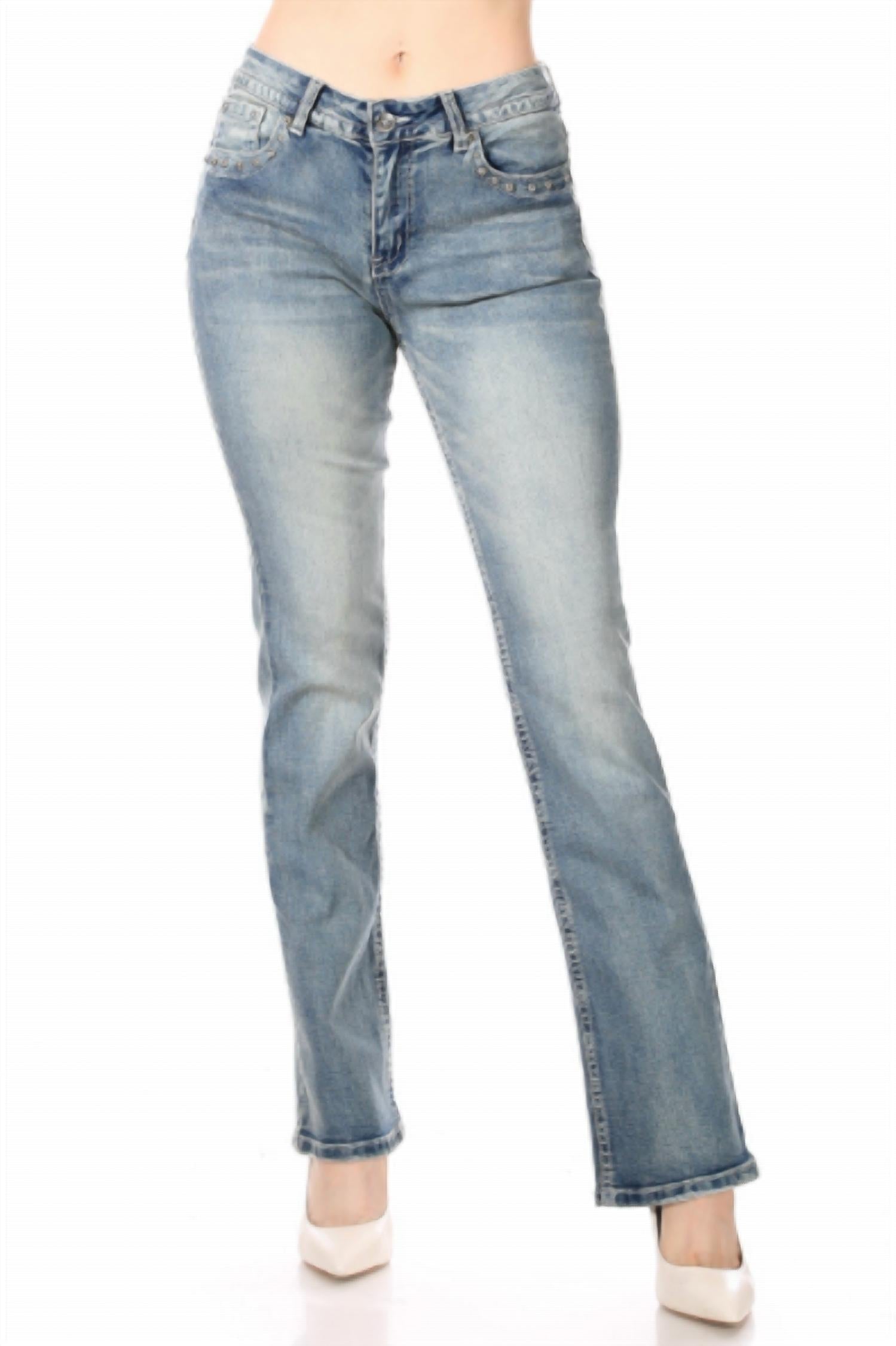 Bus Stop - My Rights™ Distressed Jean