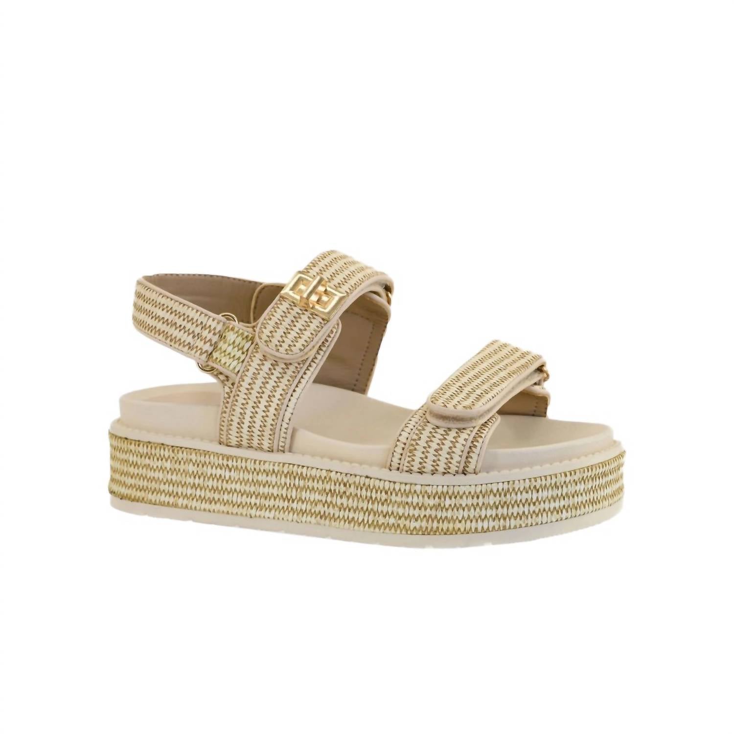 Corkys Footwear - Women's Go For It Raffia Platform Sandal