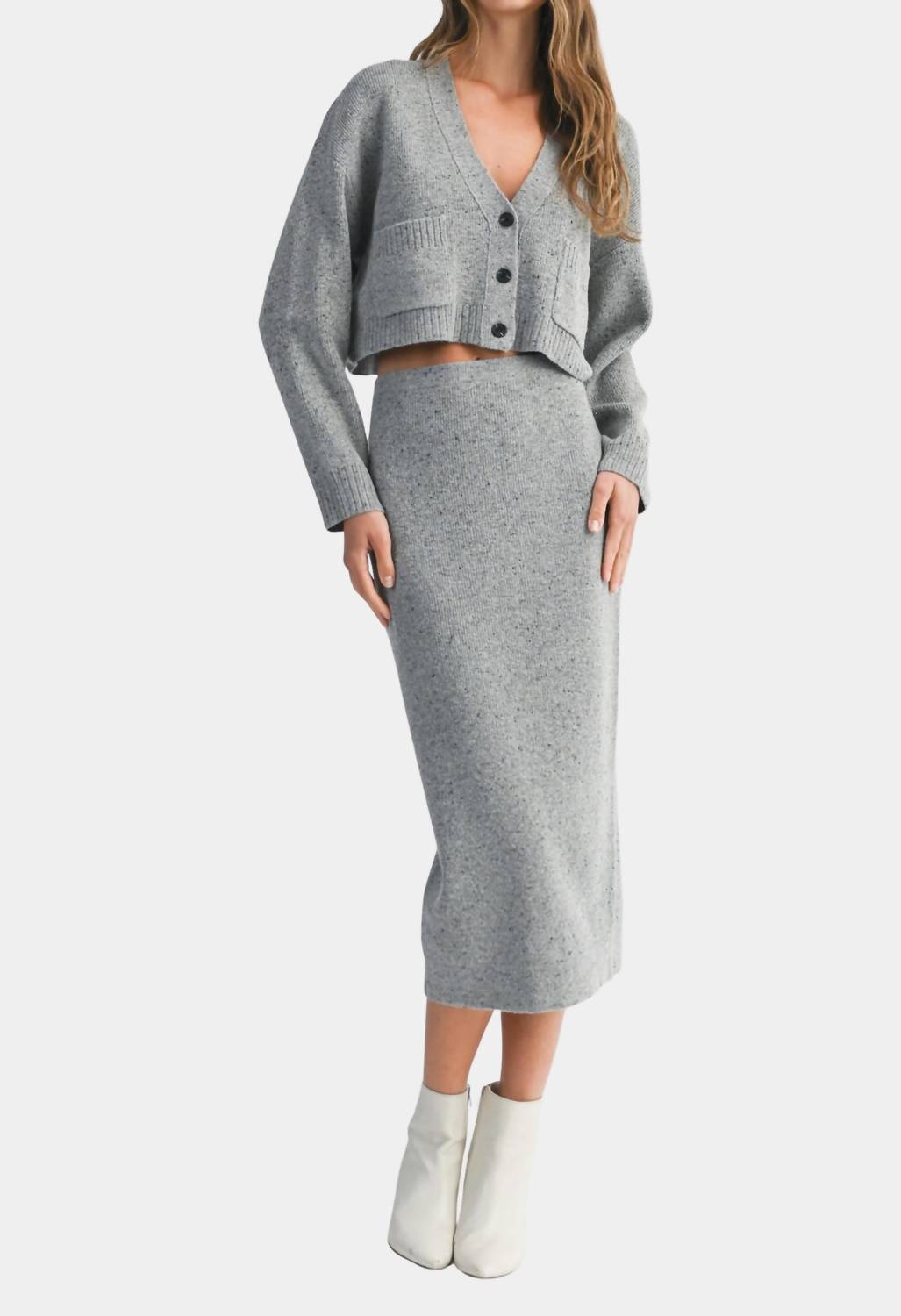 Mable - Andrea Knit Midi Skirt