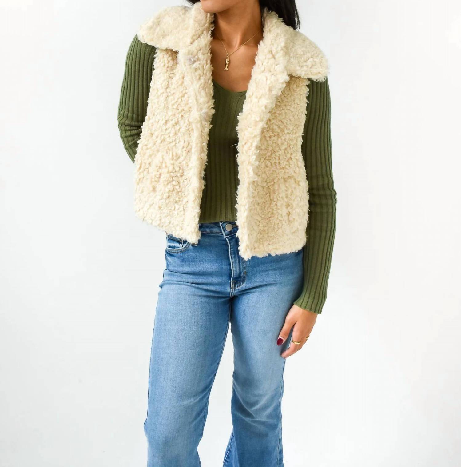 &Merci - Furry Good Time Sherpa Vest