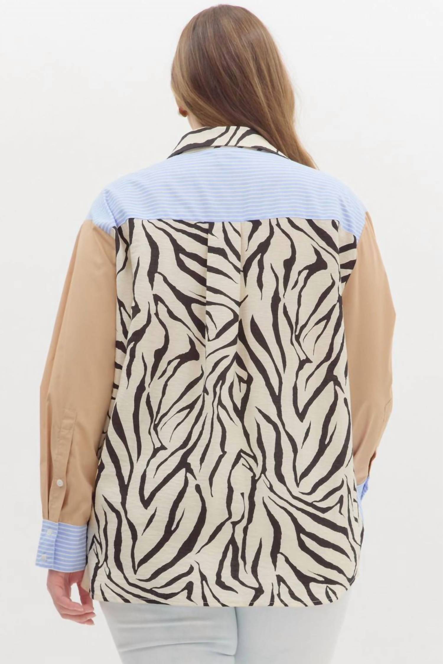 Entro - Multipattern Button Down Shirt