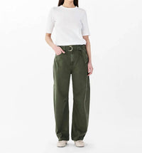 Rag & Bone - Charlie High Rise Barrel Belted Jeans