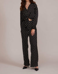 Lucy Paris - Rue Polka Dot Wide Leg Pants