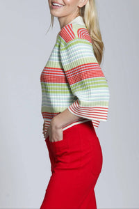 Apny - Ribbed Stripe Polo