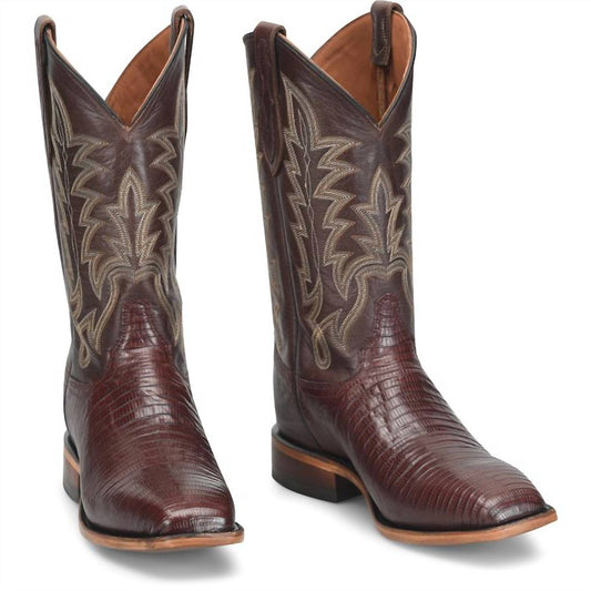 Justin - Men's George Strait Lizard Boots