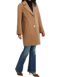 Tahari - Double-faced Soft Wool Topper Coat