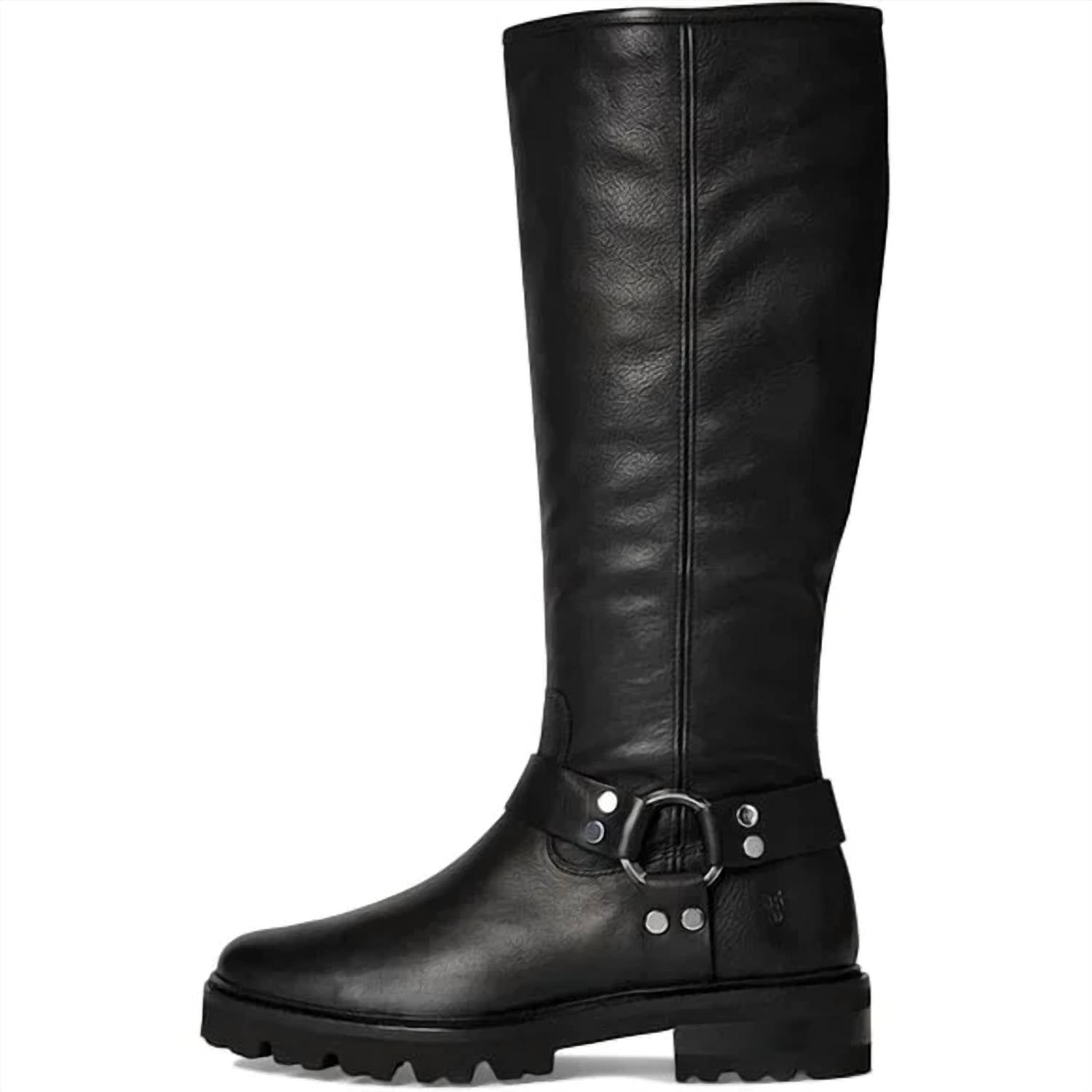 Frye - Women's Harness Tall Leather Zip-up Boots