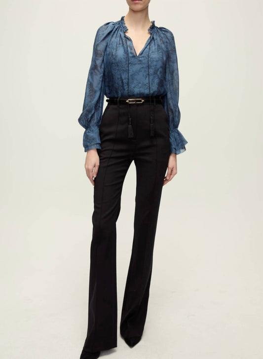 Veronica Beard - Gracie Belted Flare Pants