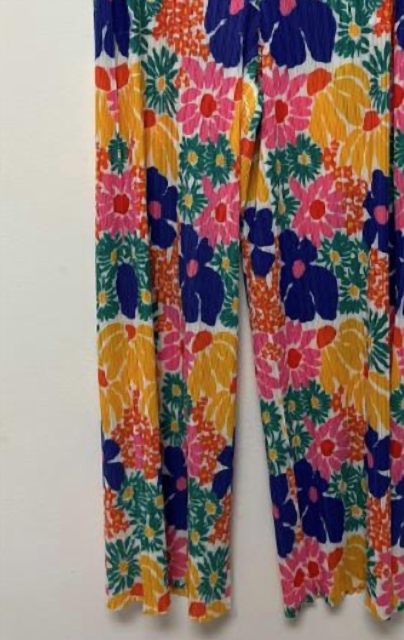 Leo & Ugo - Women's Polyester Pleated Pant