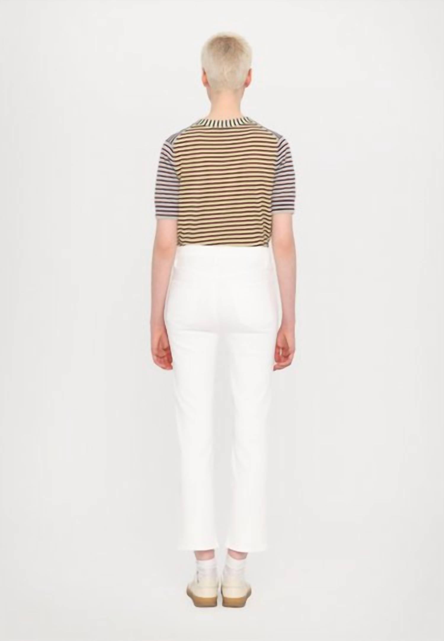 Frame - Pencil Crop Straight Leg Jeans