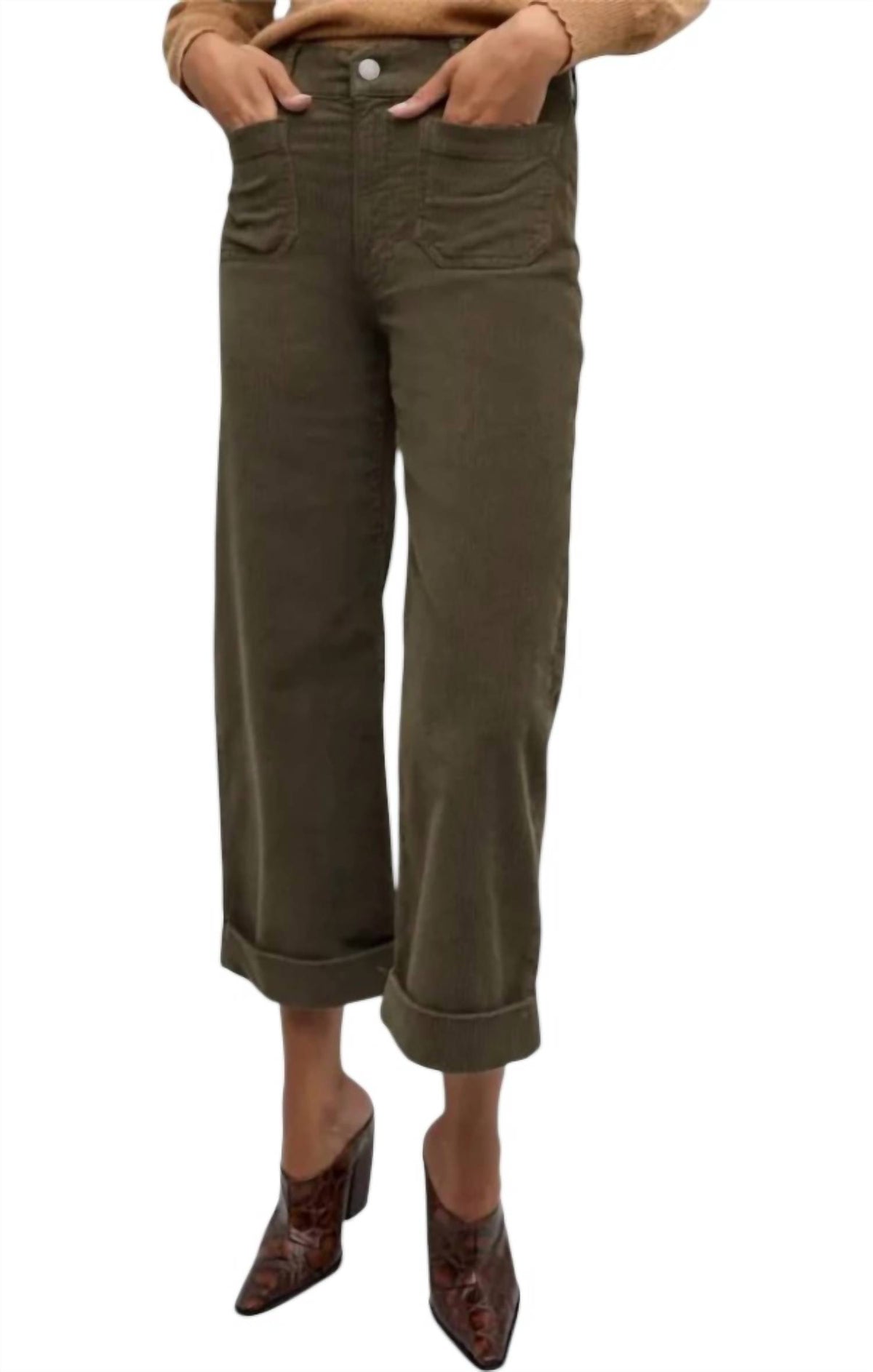 Frame - 70's Cropped Wide Leg Pants