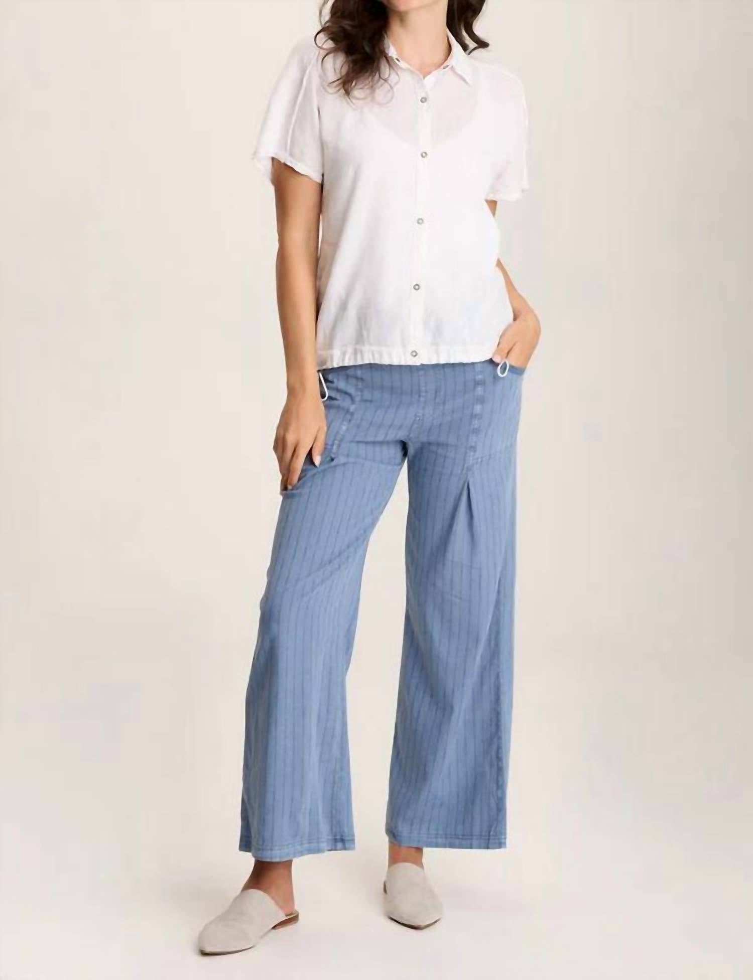 Xcvi - Flared Wide-leg Trouser Pants