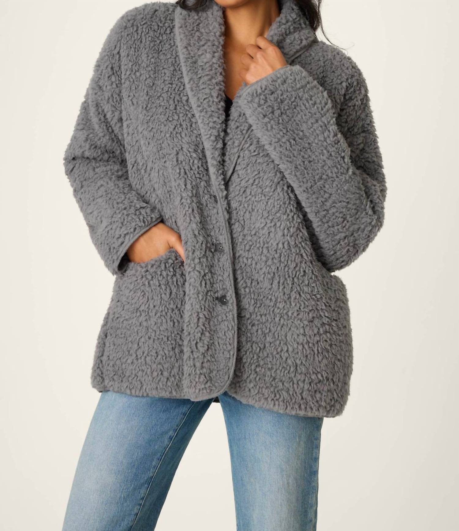 Pj Salvage - Luxe Faux Shearling Cardigan