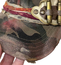 Jaded Gypsy Women's Trucker Hat in bullets - women's hat - detail view