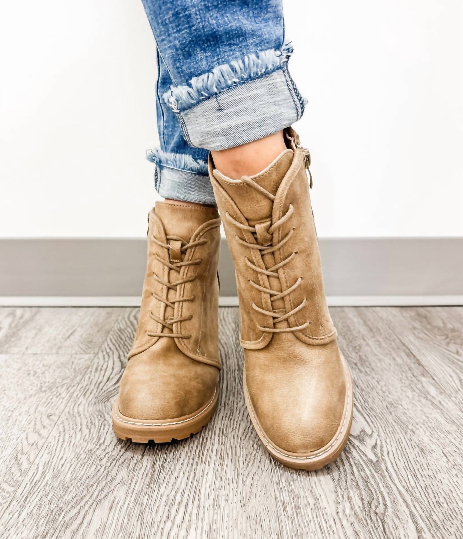 Corkys Footwear - Women's Broomstick Lace Up Booties