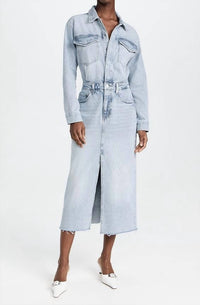 PISTOLA Amira Midi Dress in riviera - women's dress
