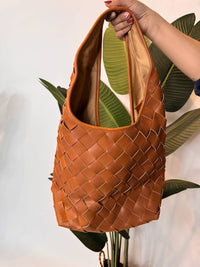 Sole - Woven Leather Bag