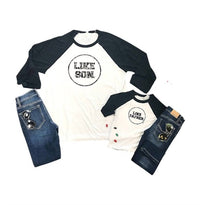 The Minted Olive - Like Son Baseball Tee