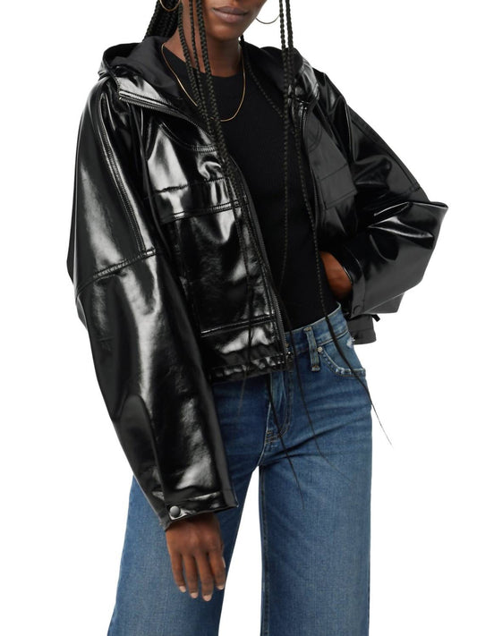 Hudson - Waltz Liquid Leather Cropped Fit Jacket