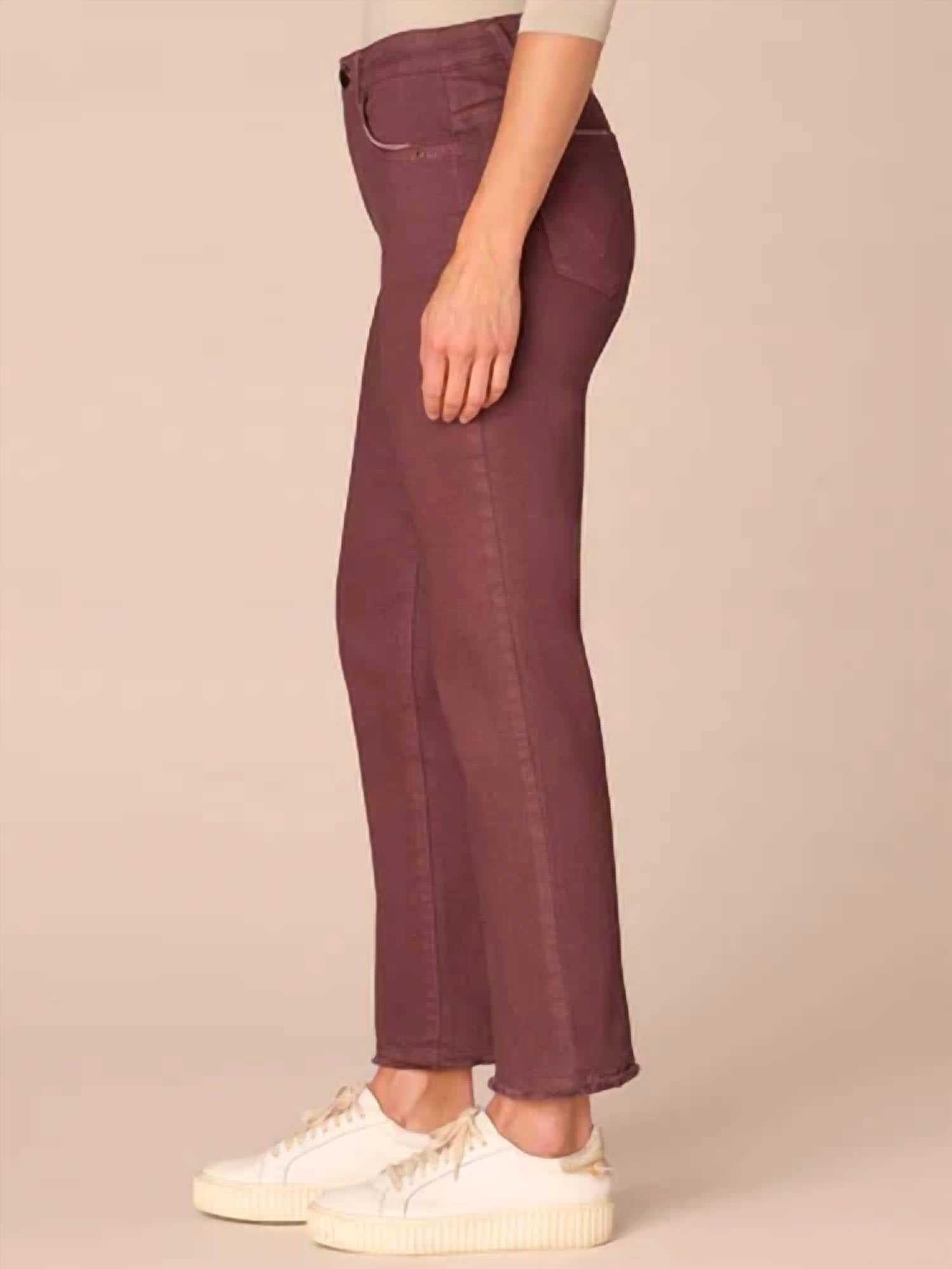 Democracy - Colored Slim Straight Cascading D Pants