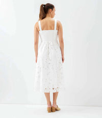 Karen Kane - Embroidered Cut-Out Sundress