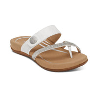 Aetrex - Women's Izzy Sparkle Thong Sandals