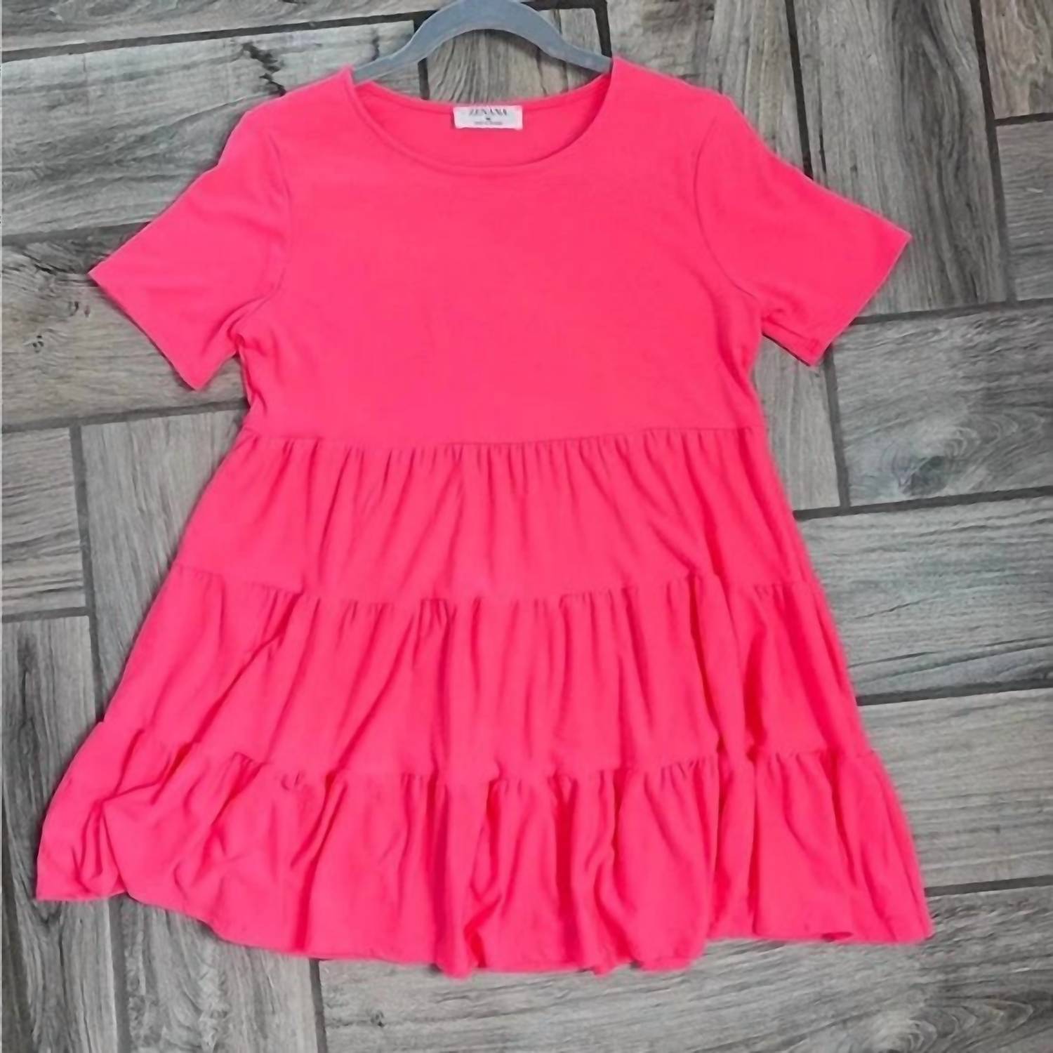 Zenana - Women's Tiered Babydoll Tee