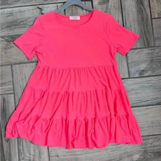 Zenana - Women's Tiered Babydoll Tee