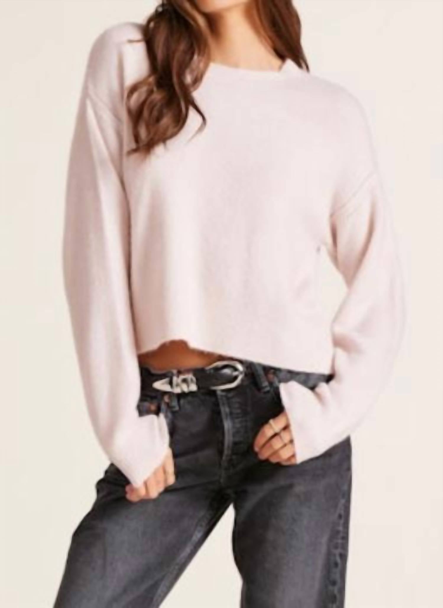 Bobi - Crewneck Boxy Sweater