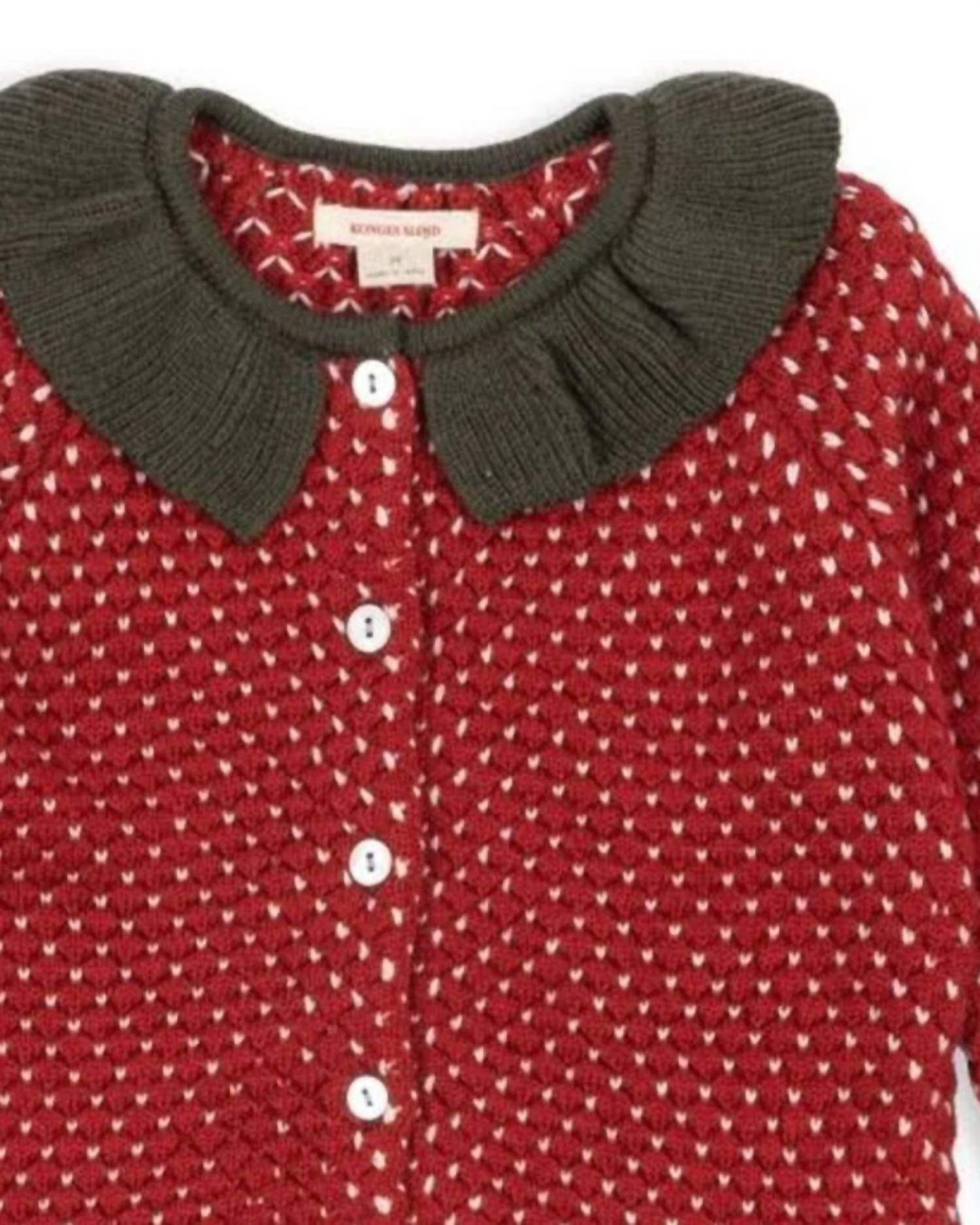 Konges Sløjd - Girls' Strawberry Cardigan