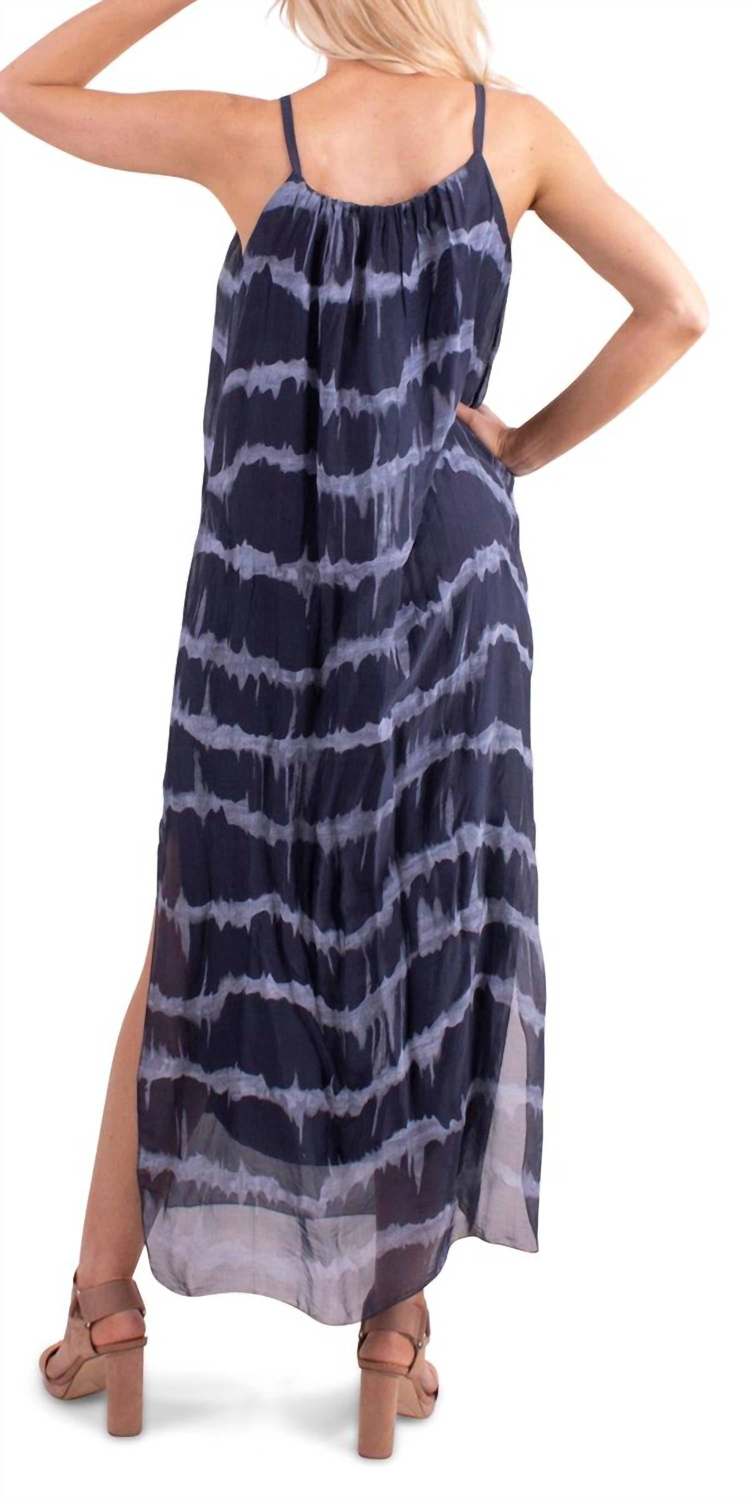 Gigi Moda - Venus Tie Dye Silk Midi Dress