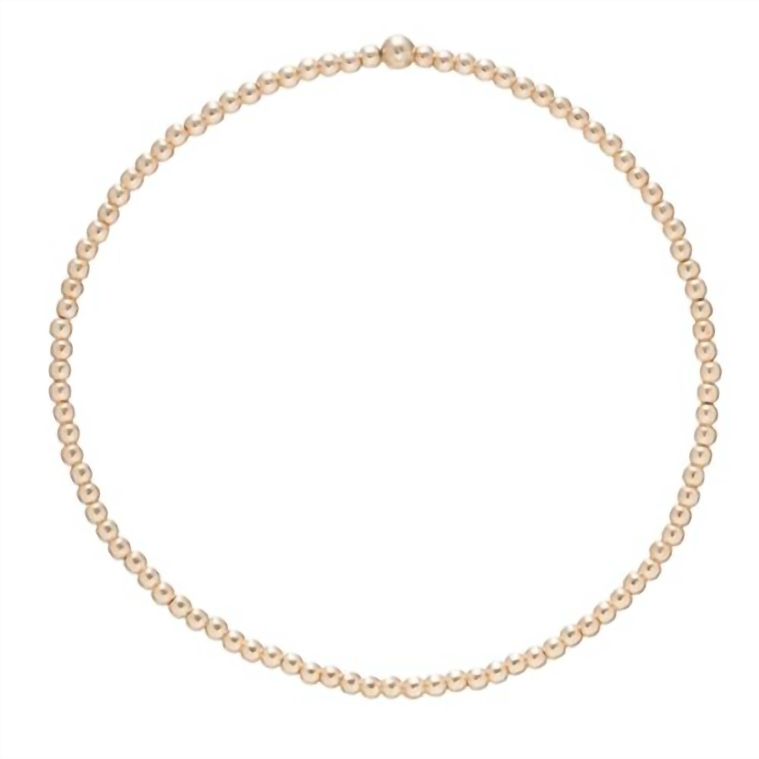 Enewton - Women's Classic Bead Bracelet - 2mm
