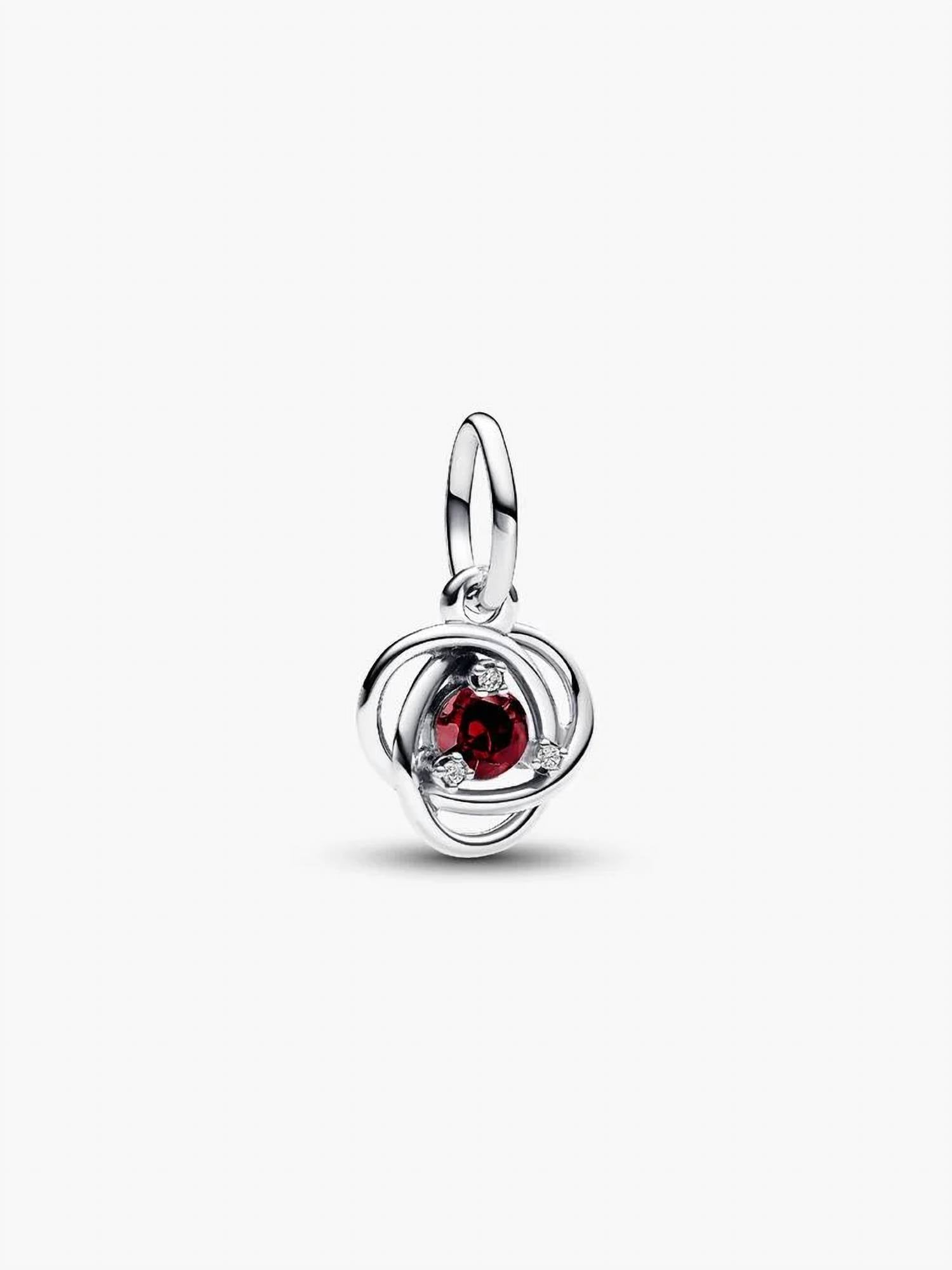 Pandora Eternity Circle Dangle Charm in silver - women's jewelry