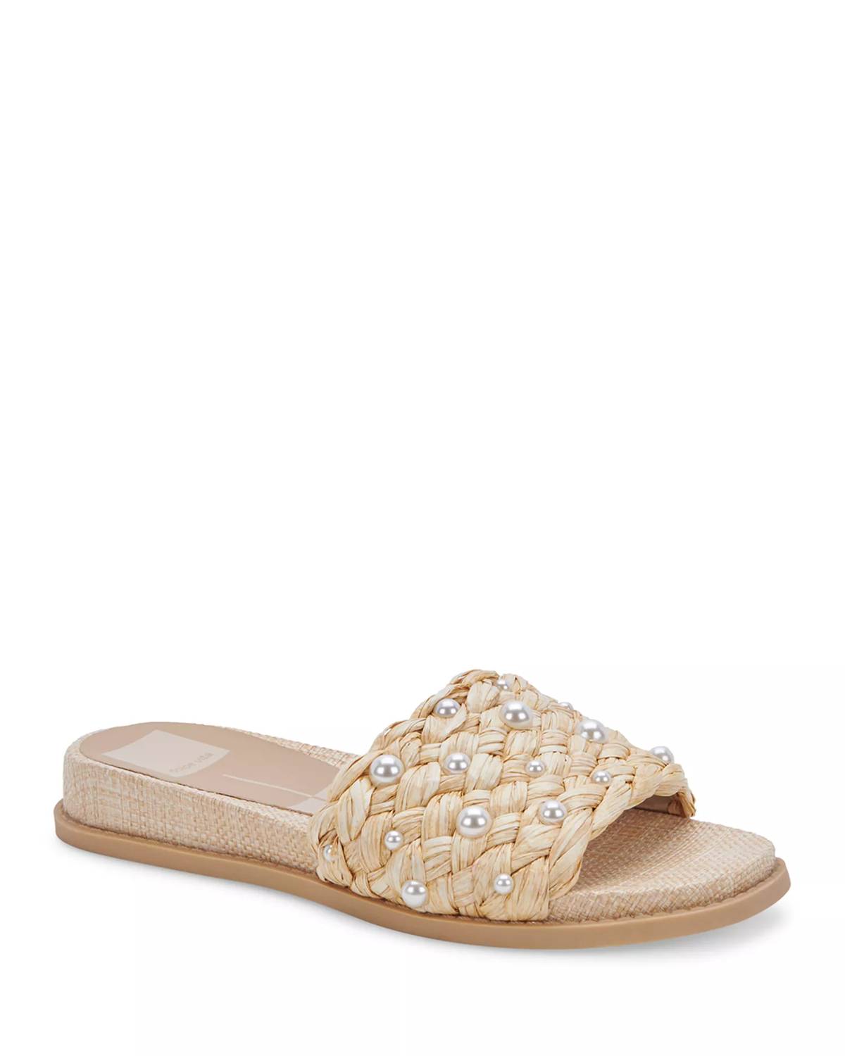 Dolce Vita - Women's Grazie Pearl Slip On Woven Slide Sandals