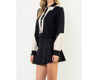 Thml - Colorblock Button Front Knit Cardigan