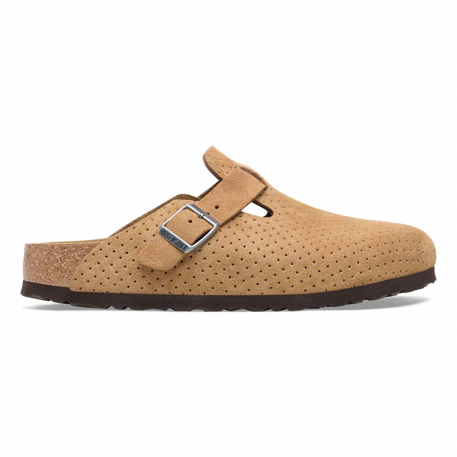 Birkenstock - Men's Boston Suede Embossed Clogs