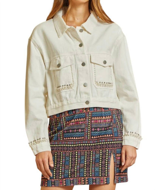 Andree By Unit - Party Doesn't Stop Studded Jacket