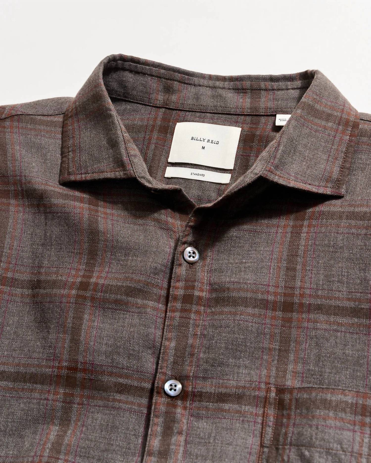 Billy Reid - Men's Grid Plaid Pickwick Shirt