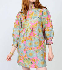 Sister Mary - Floral Brocade Dress