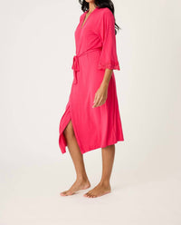 PJ Salvage Day Dreams Robe in ruby red - women's intimate - alternate view