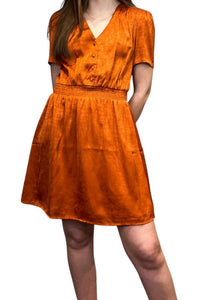 See U Soon - Short And Sweet V-neck Mini Dress