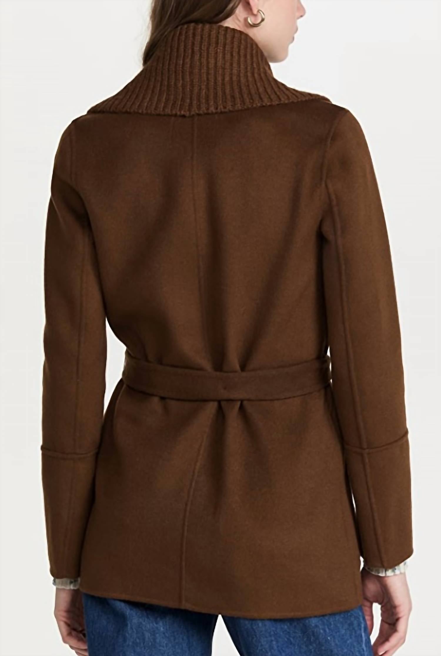 GABBY FITTED WOOL COAT