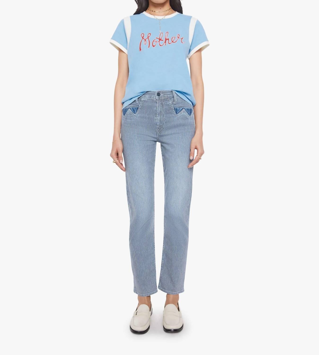 Mother - Boxy Goodie Inset Tee