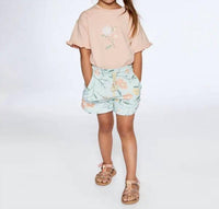 Deux Par Deux - Kids' Floral French Terry Short