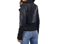 Lee - Synthetic Leather Biker Jacket